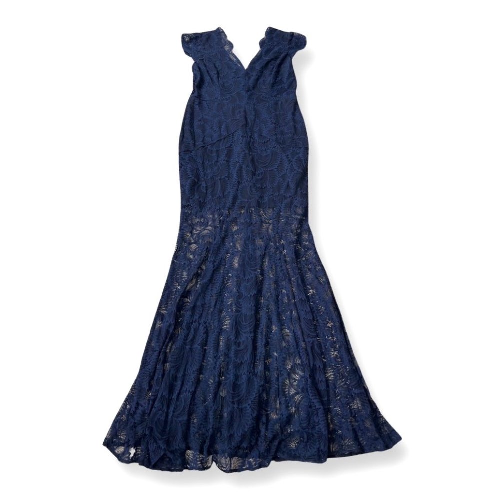 Reiss navy lace night gown dress size 10